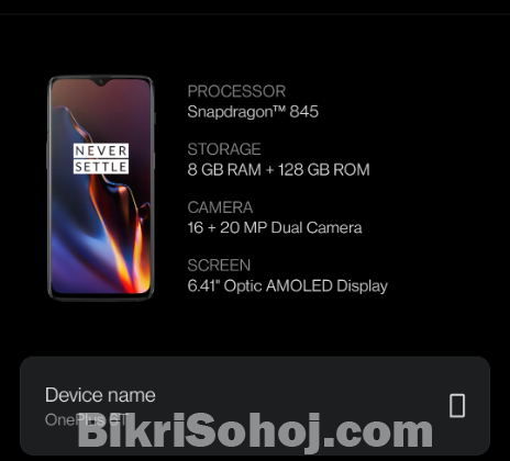 Oneplus 6 T